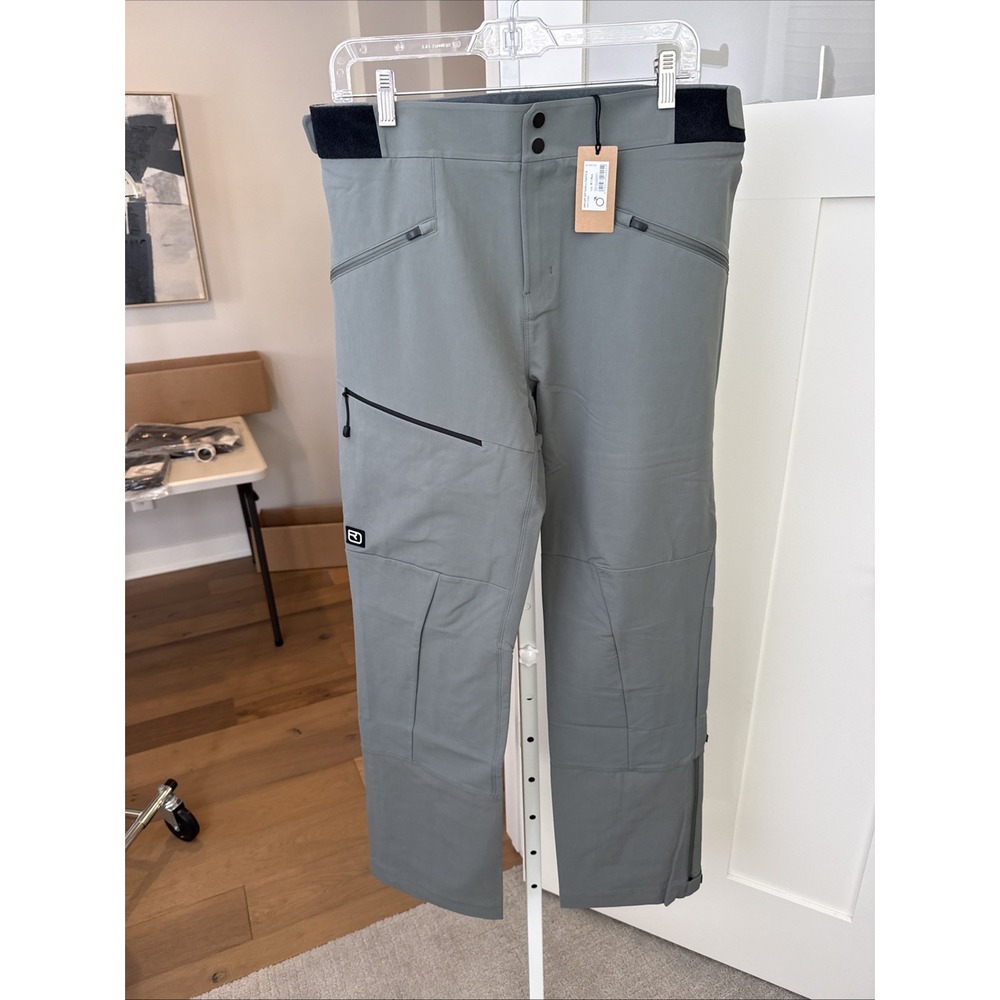 ORTOVOX Ortler Softshell Pants Men M Dark Sage Alpine Ski Touring NWT